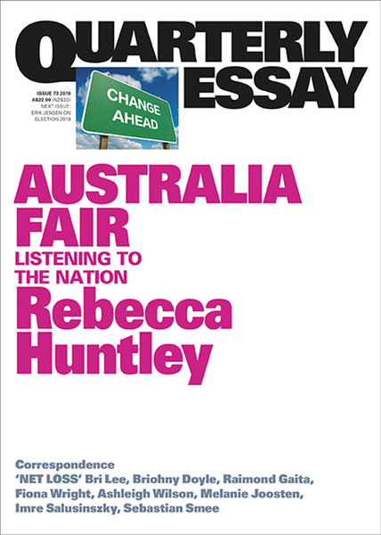 Quarterly Essay 73: Australia Fair